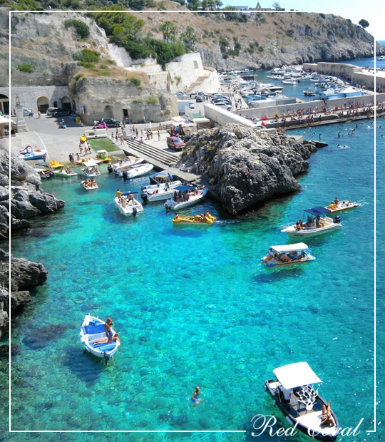 escursioni in mare da castro marina con la barca